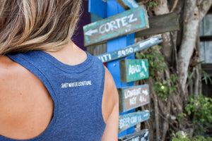 The Original Captain's Wifey - Perfect Tank - Navy