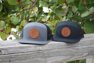EST. 2016 Logo 7-Panel - Leather Patch - Hat