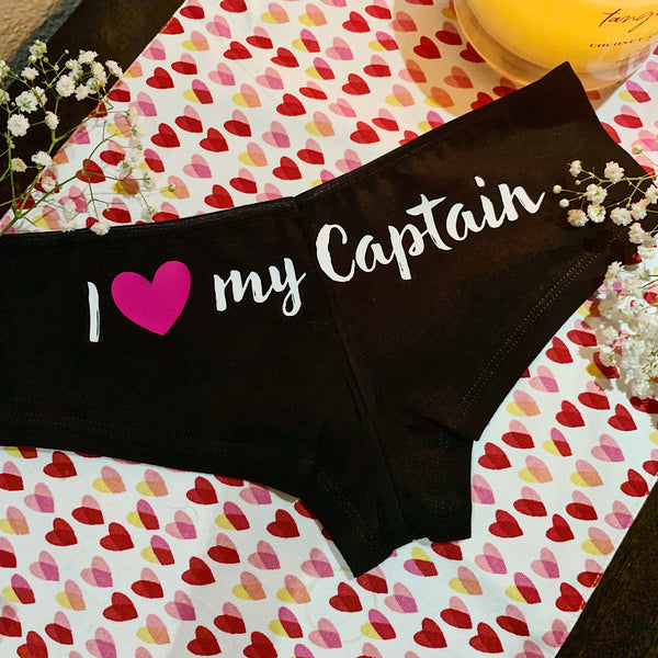 "I <3 My Captain" Shorties